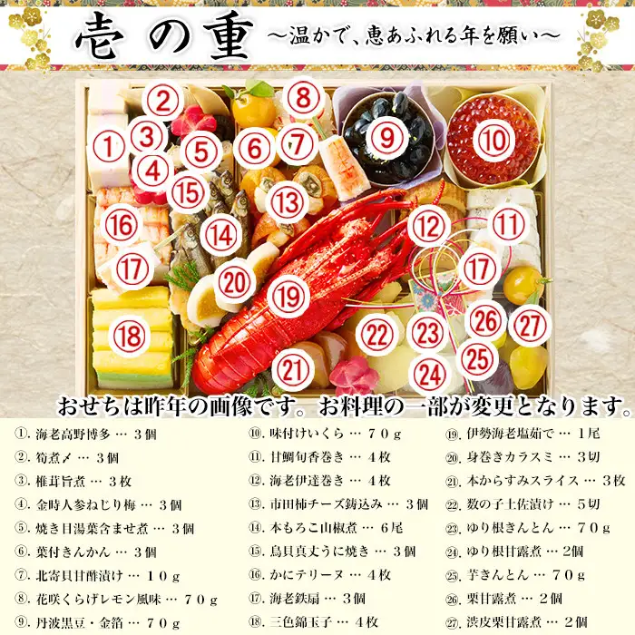 【京都岡埼・味ま野】監修超高級重 柳凰 約4～5人前｜京おせち 本格料亭おせち 人気