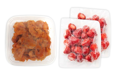 訳あり 辛子明太子 無着色 切子 500g 冷凍あまおう 500g (250g×2) セット [木村食品 福岡県 筑紫野市 21761283]
