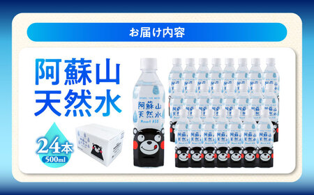 阿蘇山天然水 500ml×24本 1ケース 天然水[AYDB001]