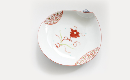 【波佐見焼】一閑人銘々皿 万歴渦・面取花唐草・藍唐草・蛸唐草 4枚セット【FOURGRACE】[UG16]