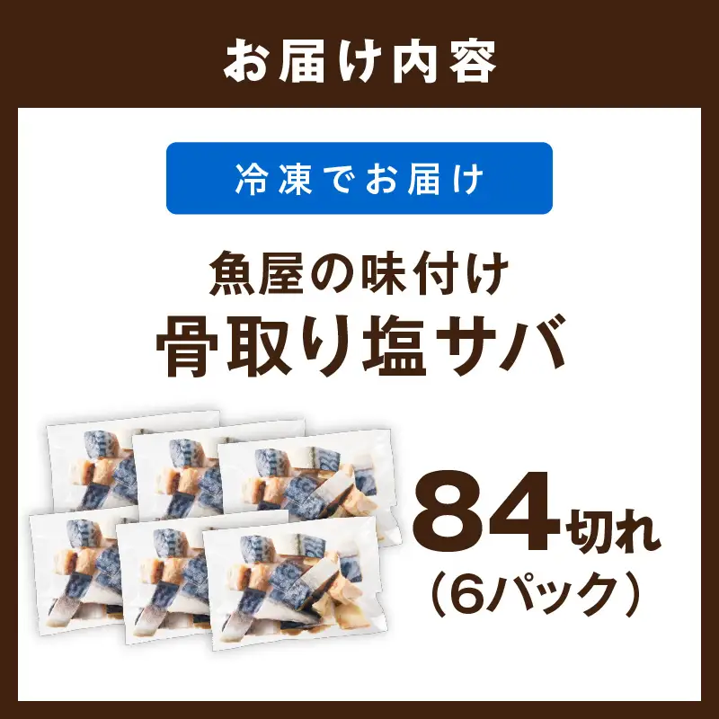 【訳あり】 さば 骨取り塩サバ 約2.1kg｜鯖