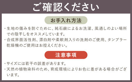 シルクinマスク オーガニックタンガリー 柿渋 Lサイズ　マスク