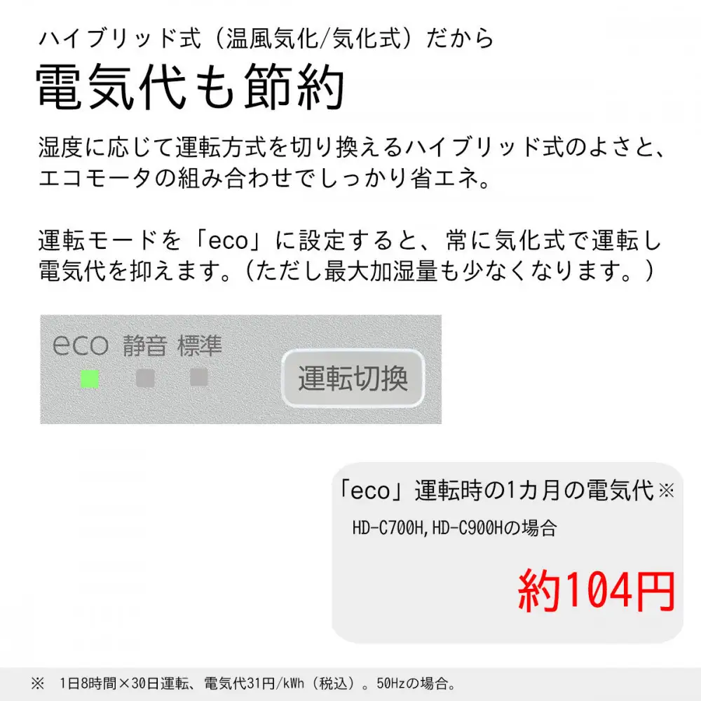 ハイブリッド式加湿器 HD-C700H(H) マットグレー 0H58030