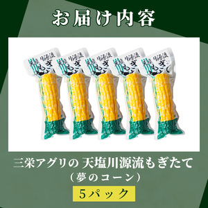 ＜先行予約受付中＞朝採りレトルトスイートコーン 夢のコーン (5パック) 【2026年11月以降発送予定】夢のコーン 北海道産 北海道 士別市 とうもろこし トウモロコシ とうきび 【三栄アグリ】【A7123】