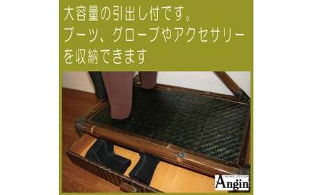 【受注生産】バンブー ウェットスーツラック ハンガーラック (収納付き) 2色 | 幅80cm×奥行き50cm×高さ190cm 海 サーフィン サーファー サーフボード サップ 波乗り ラック ハンガーラック サーフボードラック 竹素材 バンブー (KDF-12)