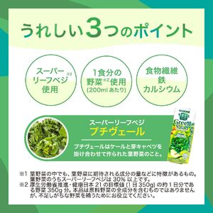 【定期便8ヶ月連続お届け】カゴメ 野菜生活100 グリーンサラダ 200ml 48本 野菜ジュース 果実ミックスジュース 紙パック
