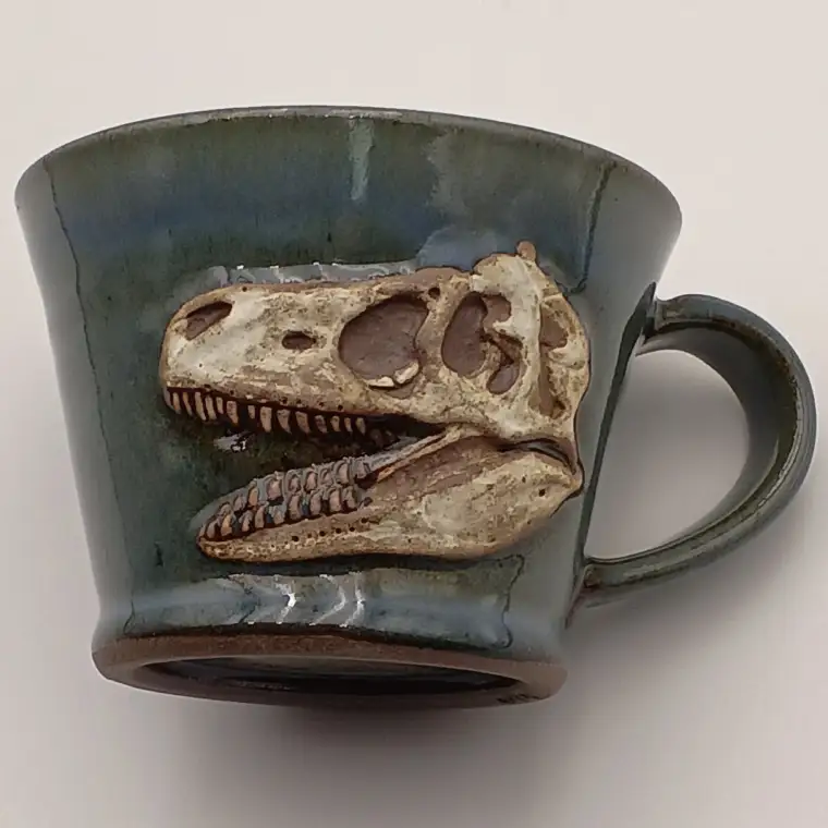益子焼 恐竜マグカップ T-rex Sue 大石窯 益子町 BW004-1