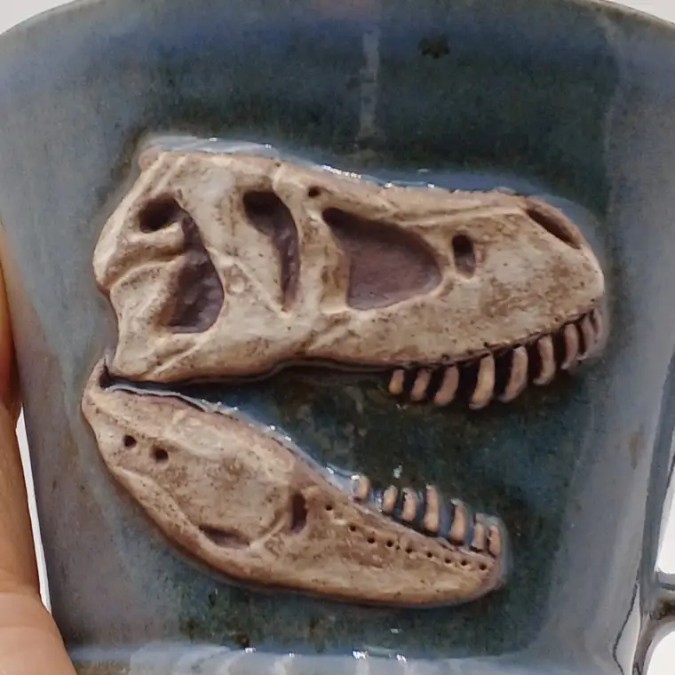 益子焼 恐竜マグカップ T-rex Stan 大石窯 益子町 BW004-4