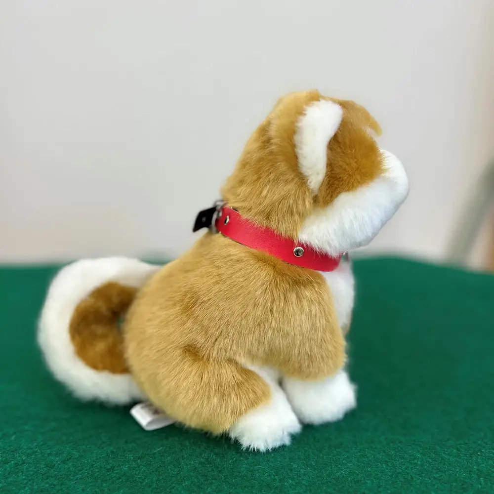 ＜よちよちあきた＞秋田犬赤毛ぬいぐるみ　座り　Ｓサイズ　【45P7313】