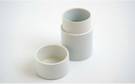 有田焼 白磁 鎬(しのぎ）茶器セット【李荘窯業所】食器 器 うつわ モダン 和食器 シンプル しのぎ 李荘窯 110000円 11万円 A110-66