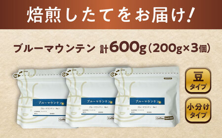 ブルーマウンテンNo.1　コーヒー豆　200g×3個 (豆)  / コーヒー  ドリップ  豆 / Coffee SAKURA[BBAB078]