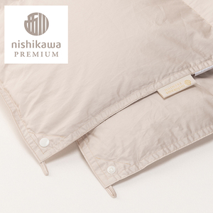 nishikawa / 西川 羽毛 肌掛け ふとん / フランスホワイトダック（ミュラー種）90％ / 0.3kg / シングル / 日本製 【P398W】 羽毛布団