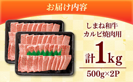 カルビ しまね和牛カルビ 1kg(500g×2) [AIEA011] カルビ