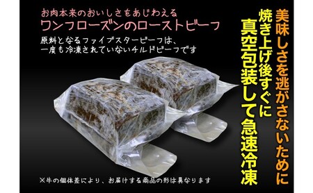 ファイブスタービーフローストビーフ モモ400g×2個