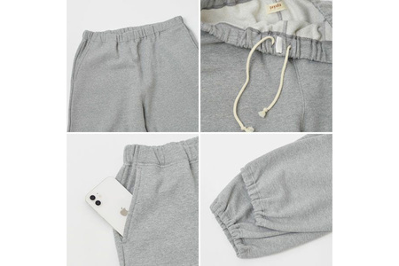 nayuta オーガニックコットン 裏起毛あったか スウェットパンツ 生成【M】ユニセックス 秋田県 大仙市