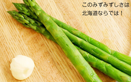 北海道産アスパラと季節の有機野菜セット 【2026年4月下旬～8月下旬迄発送予定】 北海道 北広島市 野菜セット アスパラ 有機野菜 