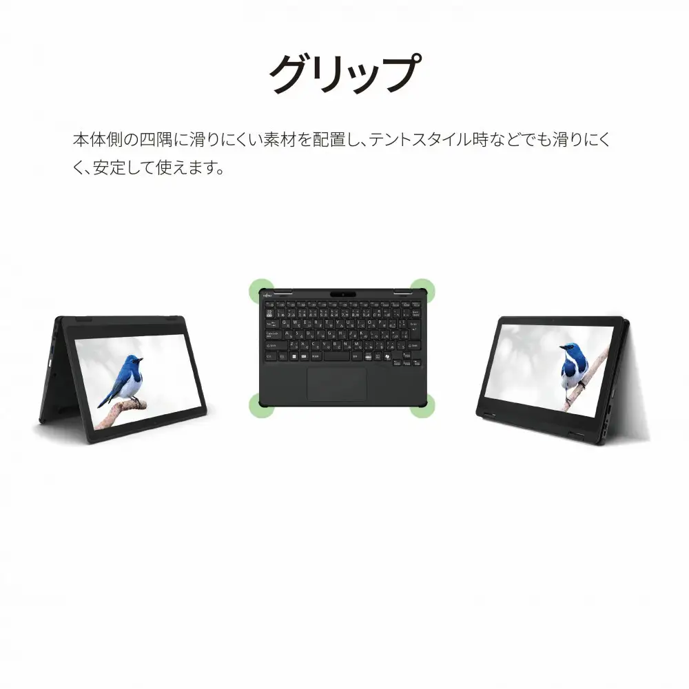 パソコン FMV LIFEBOOK WQ1/K1  Windows11 Intel Celeron N4500 メモリ8GB 約128GB フラッシュメモリ Officeなし