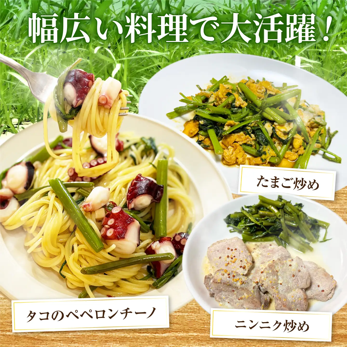 【3回定期便】新鮮朝採れ くうしん菜 計30袋 / 葉物野菜 / 亀山市 / グリーンハウス吉田[AMCD003]