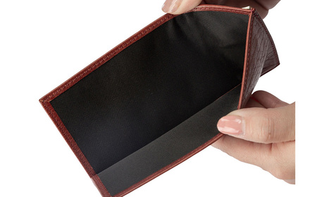 豊岡財布 フラグメントケース カード財布 ワイン WLG2101 / 財布 ウォレット カードケース カード入れ スリム メンズ レディース 革 牛革 革小物 サステナブル シンプル デザイン 無地 マスミ鞄嚢