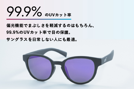 鯖江で作るガラス偏光サングラス 136-Glass VARUNA ライトブラウン/マットブラック