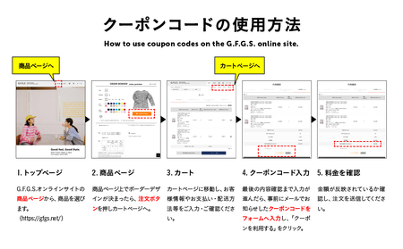 G.F.G.S オーダーボーダー 割引券 3,000円分 チケット クーポン券 アパレル 服 カットソー Tシャツ ボーダー オーダーメイド 受注生産 （株）G.F.G.S. 加茂市