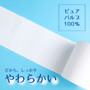 【定期便3回 3ヶ月毎】エルモア ピコ トイレットペーパー 48ロール相当 ダブル｜2倍巻き 24ロール 香り付き