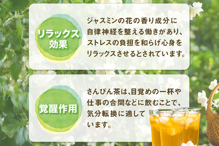 琉球ビバレッジ さんぴん茶角ボトル 500ml×24本