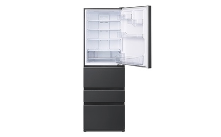 冷蔵庫 冷凍冷蔵庫 371L IRSN-37A-B ブラック 大型 冷凍室 アイリスオーヤマ 急冷モード 野菜室 ファン式 自動霜取り 霜取り不要 2人暮らし 家庭用 新生活 ブラック 黒 冷凍冷蔵庫