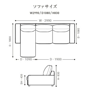 【開梱・設置】FERNAND ソファセット（フェルナンドソファ）選べるカラー _ ソファ 3P カウチ アーム 選べる カラー セレニティ サフィロス スモールフェザー 綿 ウレタン 家具 雑貨 福岡県 久留米市 お取り寄せ 送料無料  〔Qd163〕