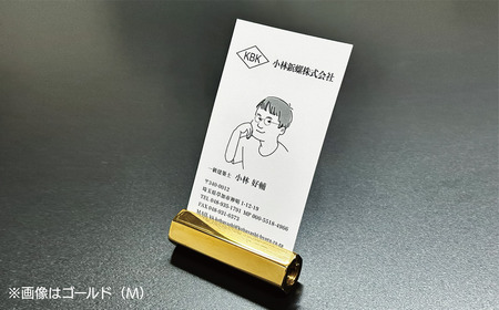 NUT BASE カードスタンドMサイズ　ゴールド