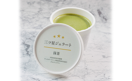 世界中の人たちが食べられる！VEGAN対応乳酸菌入り「三ツ星ジェラート」定番6個セット（バニラ×2、チョコ×2、抹茶×2）ジェラート セット アイス スイーツ 豊島区 東京
