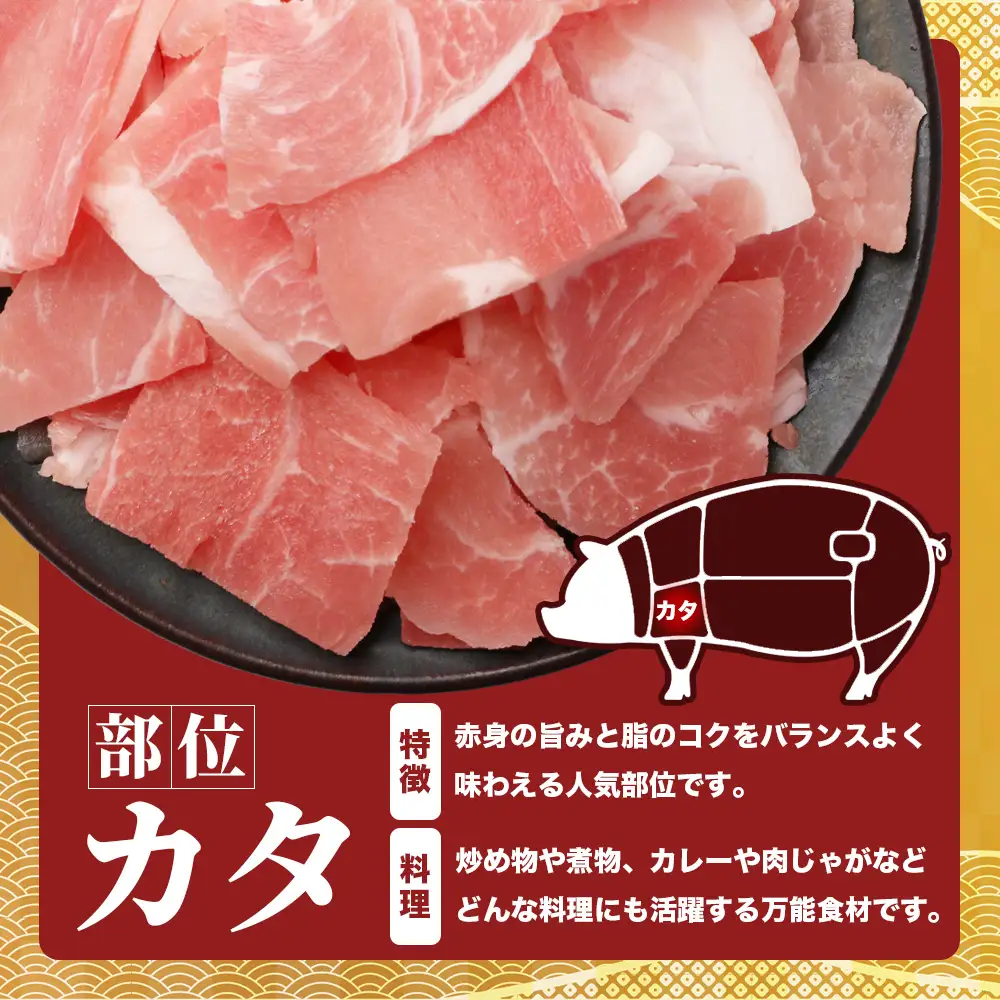鹿児島県産 豚肩バラ切り落とし 計1kg HK-13 鹿児島県 南大隅町 国産豚 250g×4パック 豚肉切り落とし 豚肩バラ肉 小分け 豚キムチ 炒め物 焼肉 こま切れ 切り落とし 細切れ 小間切れ お肉 肉 豚肉 冷凍