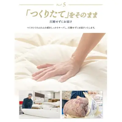 Z34-13 寄附額改定↓↓ 羽毛掛ふとん(シングル・ブルー)【DL005BLS】 ふとん