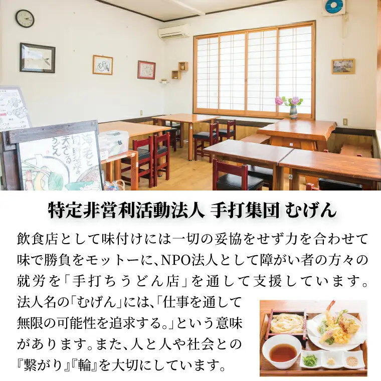 手打職人集団むげん「手打ち生うどん」（4人前つゆ付きセット）〈人気 麵 うどん 冷凍うどん 平打ち麵 もちもち モチモチ 生麵 国産 和食 セット ランチ 自宅用 正月 年末年始 夏休み 冬休み〉