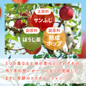 【しいなりんご園】奥久慈りんごのオリジナルハードサイダー「FRESNO」350ml×2本セット｜茨城県 大子町 林檎 炭酸 お酒 発泡酒 アルコール クラフト ビール ハードドライ 缶 贈答 ギフト（CI004）