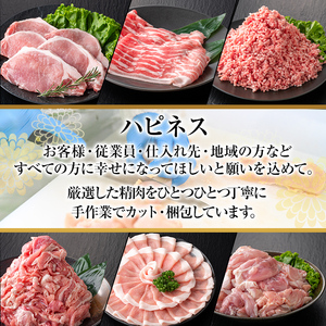 K-613 《数量限定》鹿児島県産豚バラエティセット(計3.3kg)【ハピネス】霧島市 肉 豚肉 豚 精肉 しゃぶしゃぶ とんかつ トンカツ 豚カツ ロース バラ 肩ロース 切り落とし ミンチ小分け 冷凍