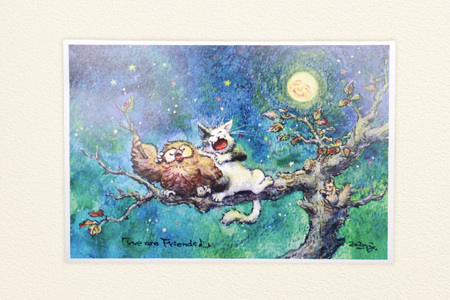 絵はがき オリジナルデザイン 15枚 [想い絵画家かじやま奈実 福岡県 筑紫野市 21761368]