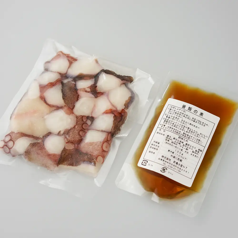 淡路島産地蛸使用　生たこ飯　２合用×３袋セット