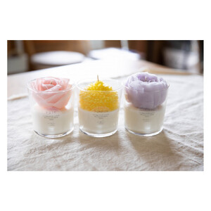リアルなお花のキャンドル　『ROSE』(無香料)