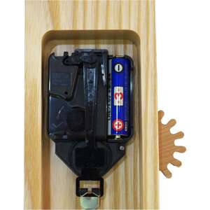 存在感抜群のオシャレな木製時計 時計 壁掛け時計 木製時計 オリジナル オシャレ ネイビーブルー 日本製 新生活 おもちゃ箱イカロス [h007]