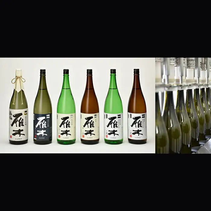 雁木 純米吟醸 みずのわ 720ml【八百新酒造(株)】