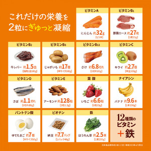 【3営業日以内発送】ELANDA エランダ マルチビタミン＋鉄 60粒（30日分）【栄養機能食品】 2袋セット