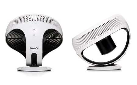 バルミューダ GreenFan Cirq ホワイト×ブラック EGF-3400-WK／JP ｜ BALMUDA サーキュレーター 首振り コンパクト 空気循環 送風 大風量 衣類乾燥 リモコン 家電 おしゃれ リビング コードレス
