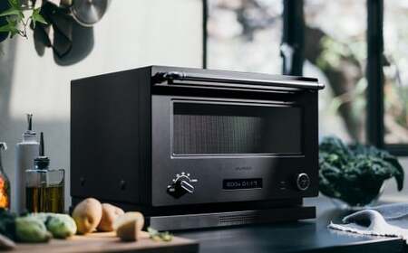 バルミューダ BALMUDA The Rangeブラック K09A-BK／JP ｜ BALMUDA バルミューダ ザ・レンジ オーブンレンジ オーブン 家電 おしゃれ リビング キッチン モダンクラシック