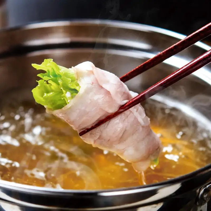 しゃぶしゃぶ用豚肉1.5kgと豚しゃぶ専用だしセット 飲み干せるだし 朱瑠璃/酒瑠璃  宮崎県産豚肉 鍋＜47-8b＞●