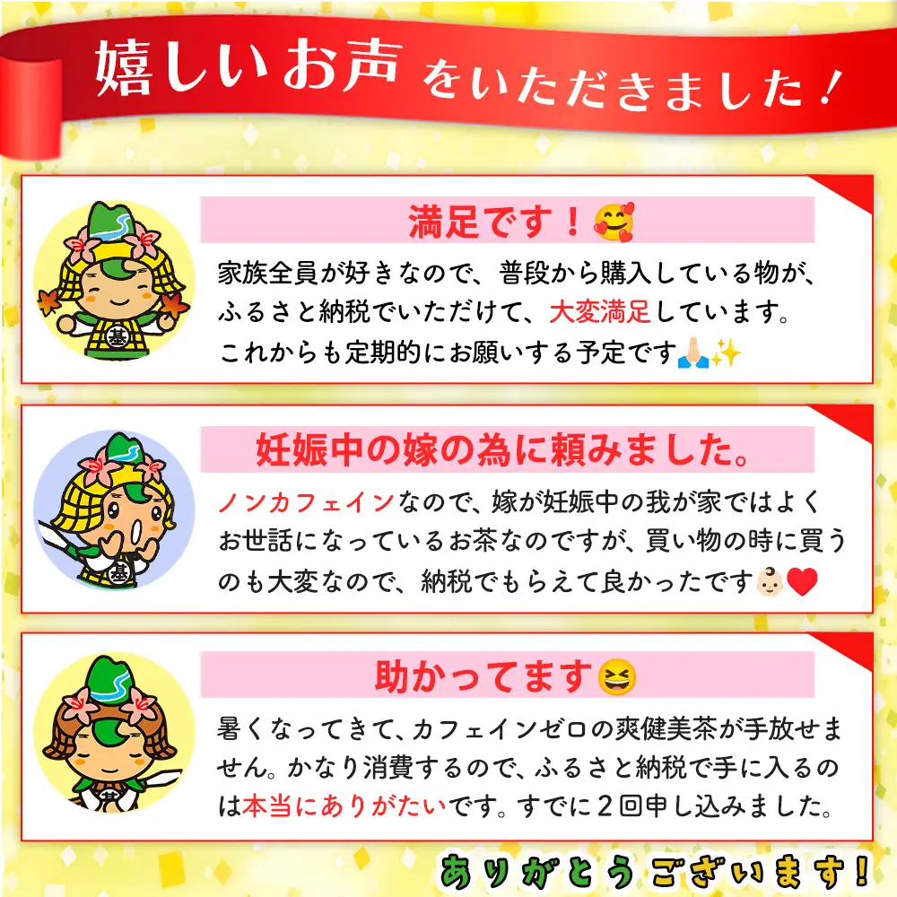 【3カ月定期便】爽健美茶 600mlPET×24本(合計3ケース) K090524