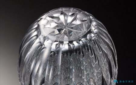 【藤巻百貨店】＜深川硝子工芸＞クリスタル 江戸切子ブルームグラス「透き」 グラス 切子 コップ