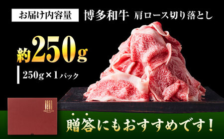 【A4-A5】博多和牛 大判霜降り 贅沢切り落とし 250g [BGAB108]