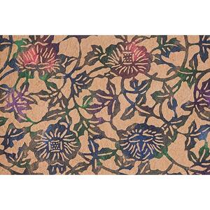 あなた好みにパターンオーダー　手漉き竹和紙を匠の技で染め上げた「お多福ケース(お札入れ)」