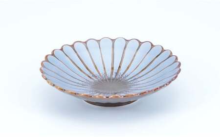有田焼 色んな形の小皿 5点 セット（蒼×銀）【まるぶん】食器 器 うつわ かわいい 華やか ハレの日 ギフト プレゼント 新年 35000円 A35-381